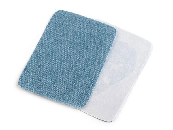 Bügelflicken helles Jeansblau 5,3 x 7,9 cm 
